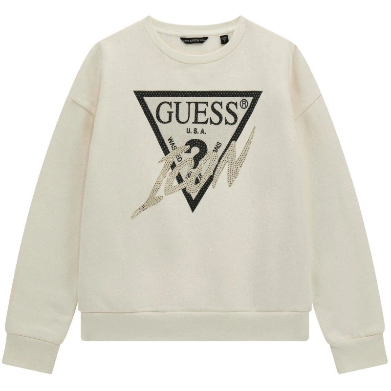 Image of Guess Guess Active Top - Cream Cream 8 - 9 Years