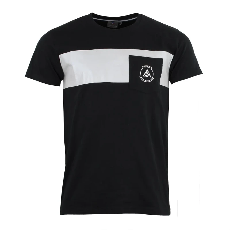 Image of Peak Mountain T-Shirt Peak Mountain Cabri Noir Male XL CABRI/PF/NOIR/SILVER