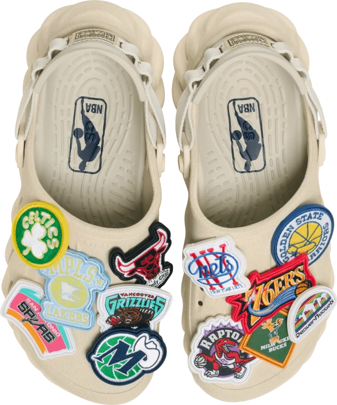 Image of Crocs Unisex NBA Echo Clogs Multi W10/M9