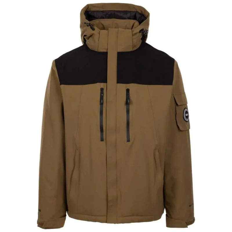 Image of Trespass Trespass Men Jenkins DLX Padded Jacket in Dark Olive Size: Small Dark Olive S Male 5063574250214