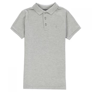 image of Farah Bugs Polo Shirt - Vintage Grey