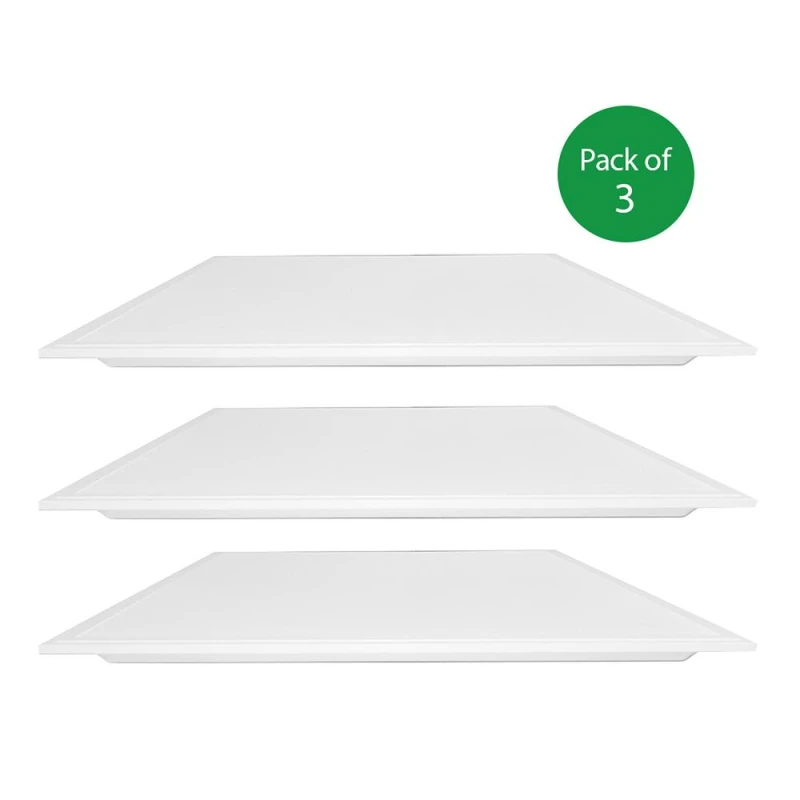 Image of Ener-J LED Backlit Panel 595X595 Ugr 19 Flicker Free Ce Driver 100 Lumens Per Watt 3 Year Warranty Pack Of 3