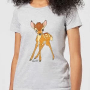 Image of Disney Bambi Classic Womens T-Shirt - Grey - 3XL