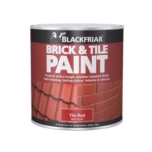 image of Blackfriar Brick & Tile Paint Matt Red 250ml