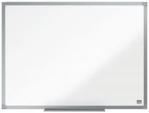Image of Value Melamine Non Magnetic Whiteboard Aluminium Trim 600x450mm