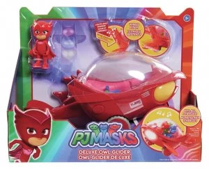 PJ Masks Deluxe Owlette Vehicle with 7.5cm Figure