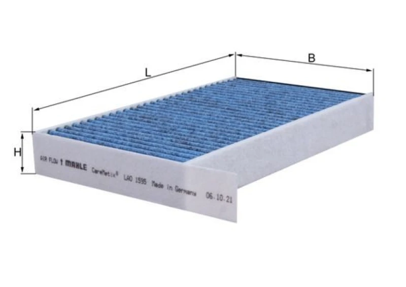 Image of Pollen filter MAHLE LAO 1595
