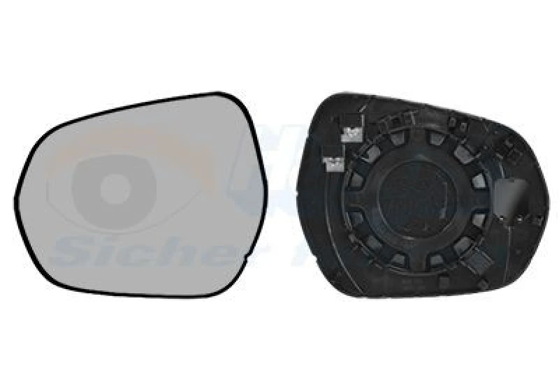 Image of VAN WEZEL Wing mirror glass VAN WEZEL 1809835