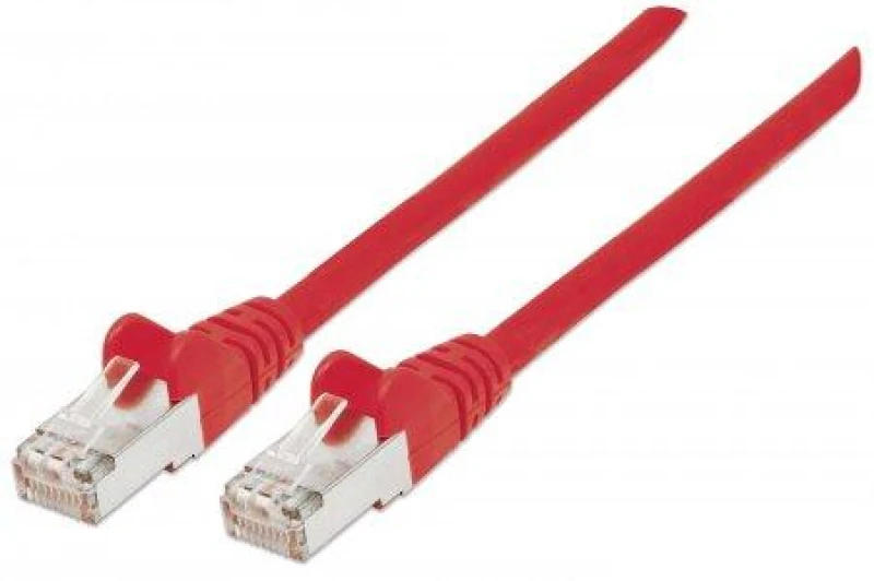 Image of Intellinet Network Patch Cable. Cat5e. 5m. Red. CCA. SF/UTP. PVC. RJ45