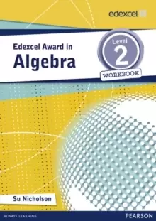 Image of Edexcel Award in Algebra Level 2 Workbook