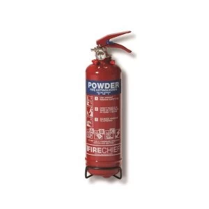 image of IVG Safety 1.0KG Powder Fire Extinguisher for Class A B and C Fires