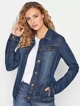 image of Long Tall Sally Denim Jacket - Blue Size 12, Women