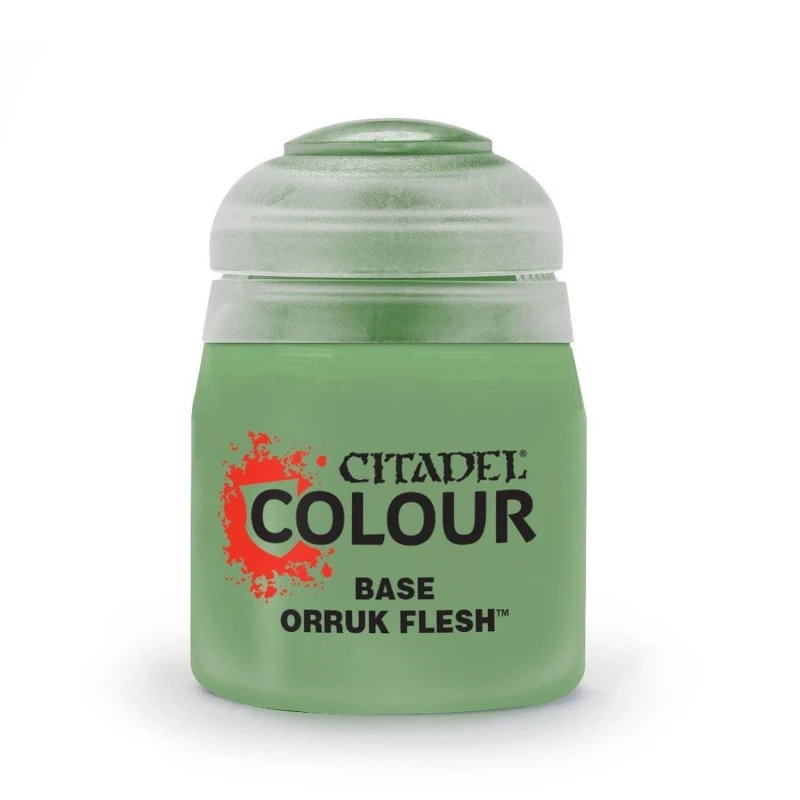 Image of Citadel Games Workshop Colour Base: Orruk Flesh (12ml) Paint Multi