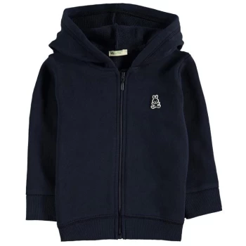 Benetton Baby Boys Bear Hoodie - Blue