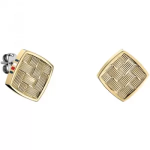 image of Tommy Hilfiger Jewellery Ladies Gold Plated Stud Earrings