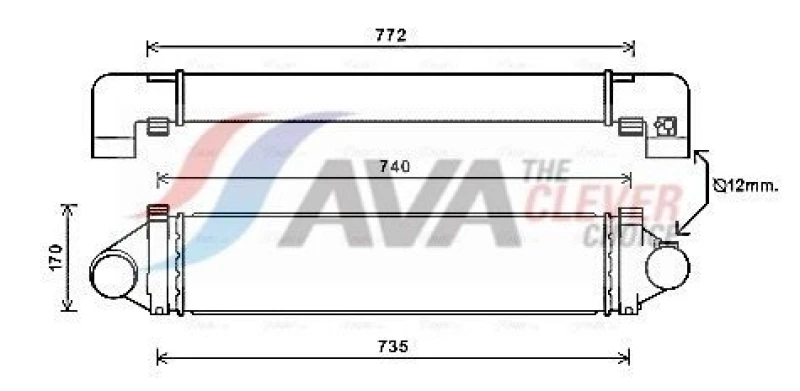 Image of Intercooler AVA COOLING SYSTEMS AUA4219