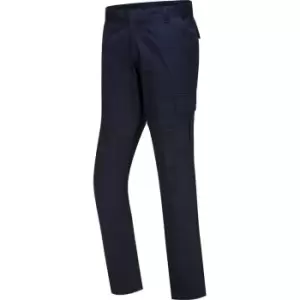 Image of Portwest Stretch Slim Combat Trousers Dark Navy 30" 29"