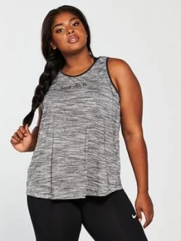 Image of Nike Plus Size Studio Tank Black Size 18 201X Women