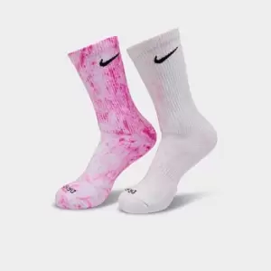 Image of Nike Everyday Plus Cush Crew Socks, Multi-Color/Black, size: M, Unisex, Socks, DM3407-913