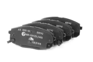 Image of ATE Brake pad set HYUNDAI,KIA 13.0460-5742.2 581011HA00,581011HA10,581011HA20 0K2JA3328Z,0K2JA3328ZA,581011HA00,581011HA10,581011HA20,581011MA00