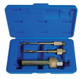 image of Laser Tools 4344 Glow Plug Puller & Reamer Kit 3pc