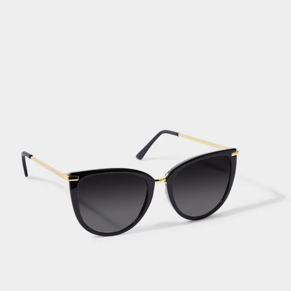 image of Katie Loxton Black Sardinia Sunglasses KLSG041