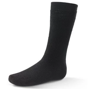 Image of Click Workwear Thermal Terry Socks CottonPolyester Black Ref TS 3