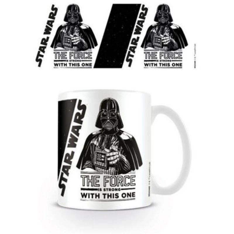 Image of Star Wars The Force Is Strong Mug White unisex
