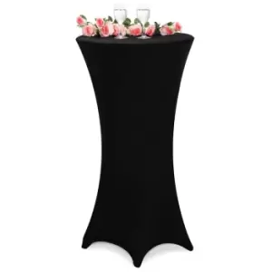 Image of Cocktail Table Cover Black 80cm
