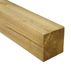 Image of Easi 15 Incised Timber Fence Post 100 x 100mm x 2.1m