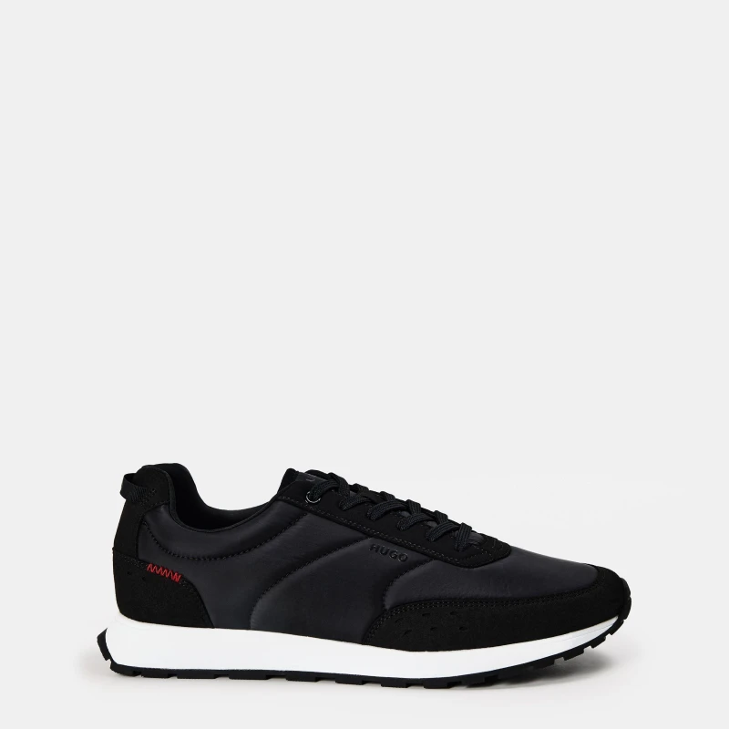 Image of Hugo Mens Icelin Runners Nymf Low-Top Trainers Black male 7 (41)
