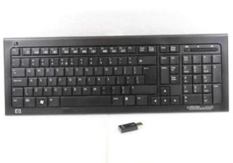 Image of HP 579710-131 keyboard RF Wireless QWERTY Portuguese Black