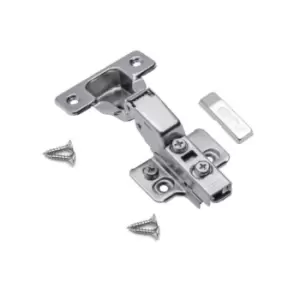 Image of GTV Soft Close Half Overlay 35mm Cabinet Door Hinge 3D Eccentric Adjustment, Pac