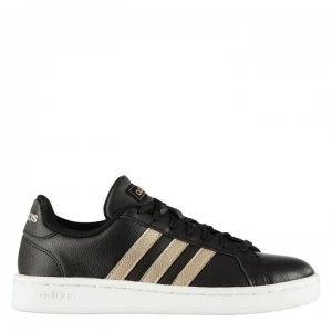 image of adidas adidas Grand Court Womens Trainers - Black/Gold