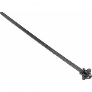 Image of Cable tie 160 mm Black Spring toggle and disc HellermannTyton