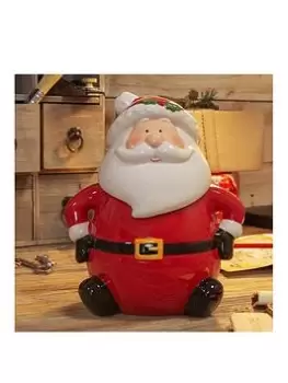 image of Very Home Santa Cookie Jar 26Cm