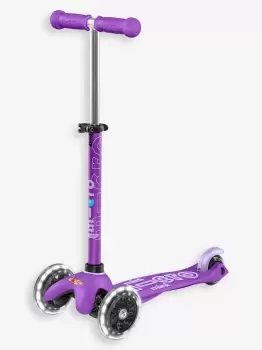 Image of Mini Micro Deluxe LED Scooter Purple