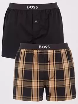 Image of BOSS Bodywear 2 Pack Boxer Shorts Ew, Beige, Size S, Men