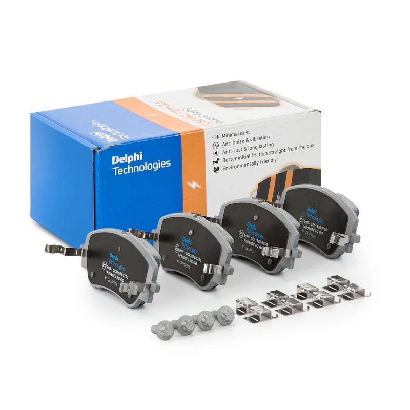 Image of DELPHI Brake pad set DELPHI LP5080EV