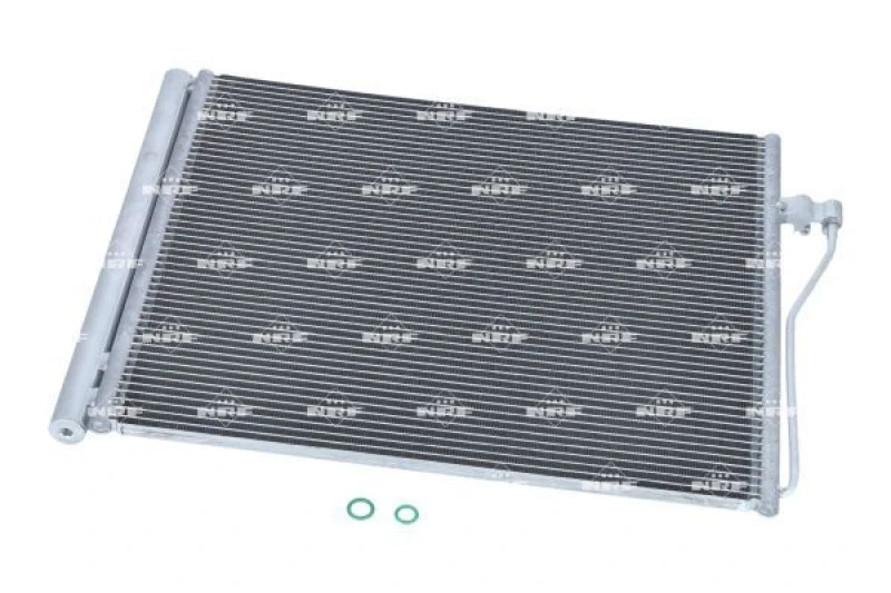 Image of NRF 350077 Condenser with seal ring, with nitrogen filling Aluminium Condenser,air conditioning (448)
