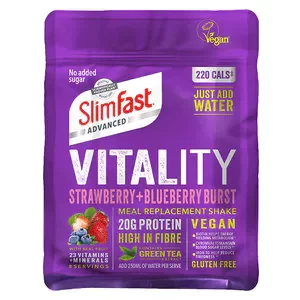 Image of SlimFast Vitality Vegan Berry Burst 400g