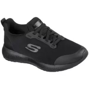 Image of Skechers Womens/Ladies Squad SR Wide Shoes (8 UK) (Black) - Black