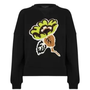 Image of Ted Baker Haddly Graphic Sweatshirt - Black