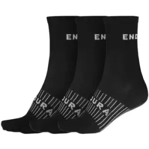 image of Endura Coolmax Race Sock - Triple Pack - Black