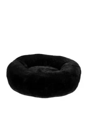 image of Happy Pet Teddy Pet Bed Treacle 60X22Cm