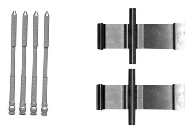 Image of Brake pad fitting kit TEXTAR 82563800
