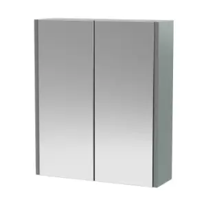 Image of Hudson Reed Juno 600mm Mirror Unit (50/50) - Coastal Grey