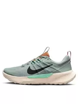 image of Nike Juniper Trail 2 Next Nature Trainers - Green, Size 4, Women