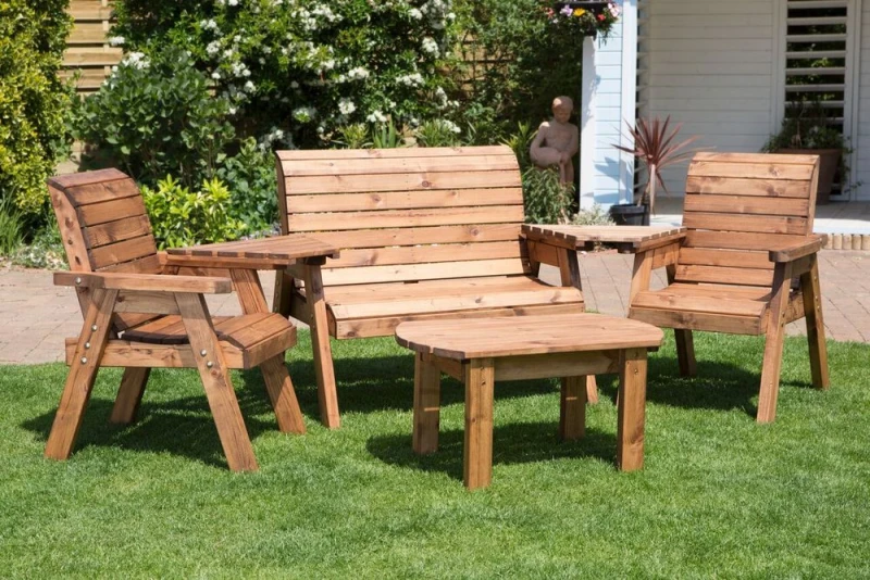 Image of Charles Taylor Trading Charles Taylor Four Seat Multi Set Boxed Brown