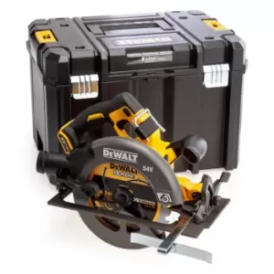 image of DEWALT DCS578NT 54V XR FlexVolt 190mm Brushless Circular Saw (Body Only) in TSTA